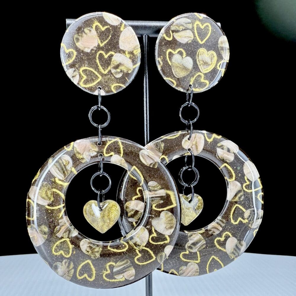 Surface Love Valentine Statement Earrings
