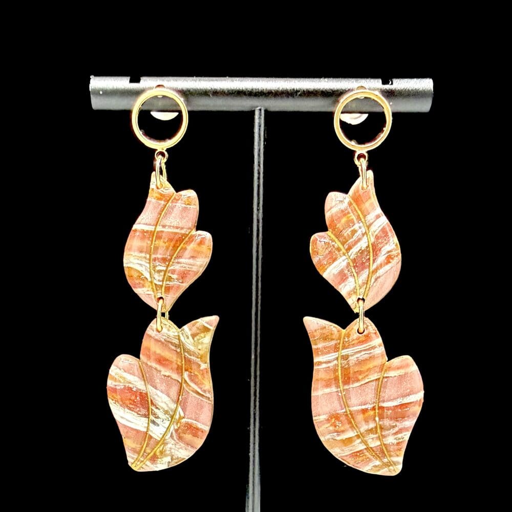 Rose Canyon Double Wing Dangle Earrings