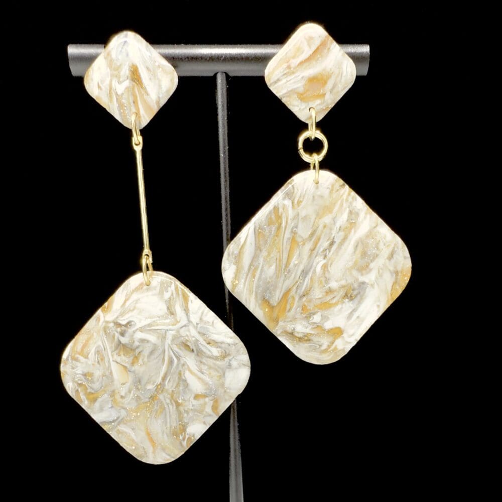 My Anxiety Stack Number One Asymmetrical Earrings