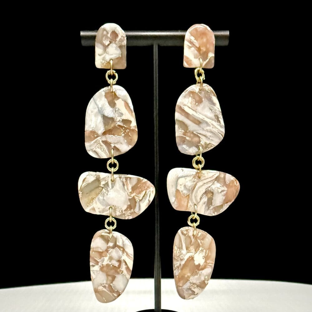 Stone of Time Exaggerated Dangle Earrings