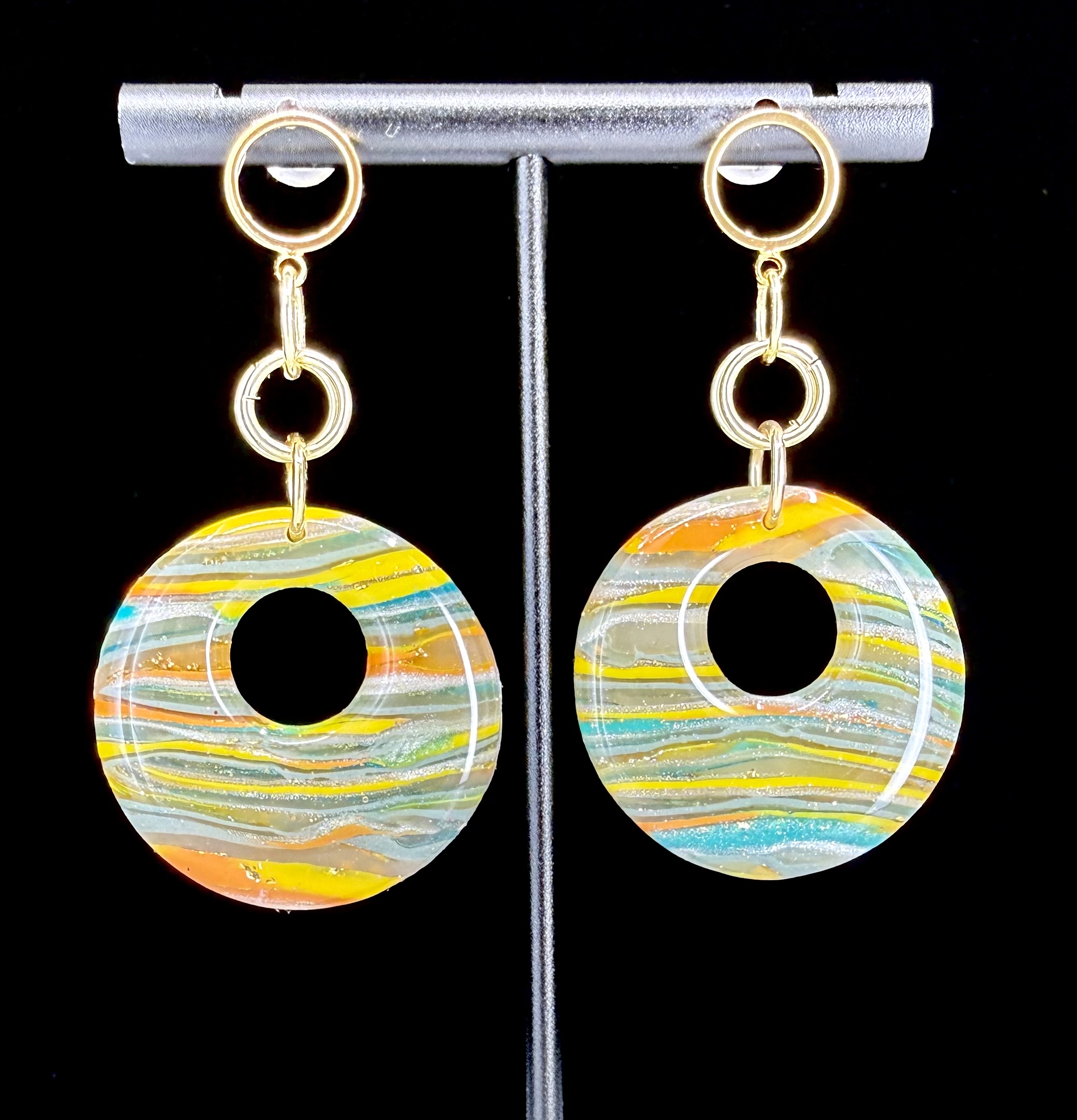 Sunset Tides Small Hoop Earrings