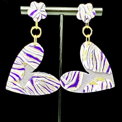 Purple Zebra Print