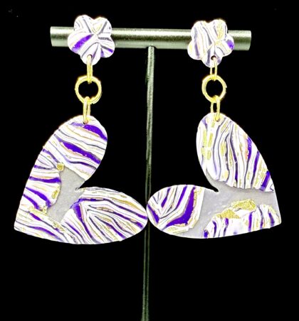 Purple Zebra Print