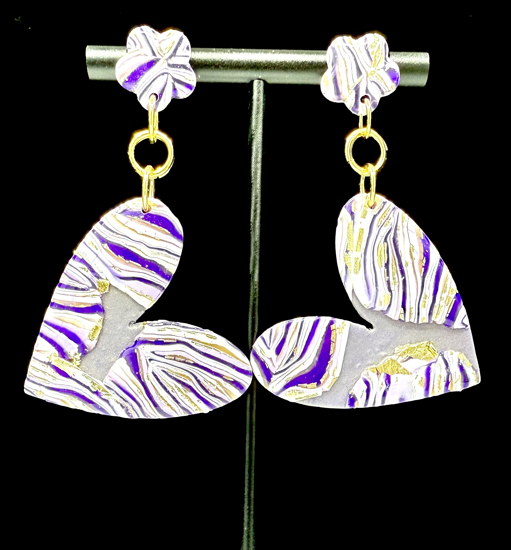 Purple Zebra Print