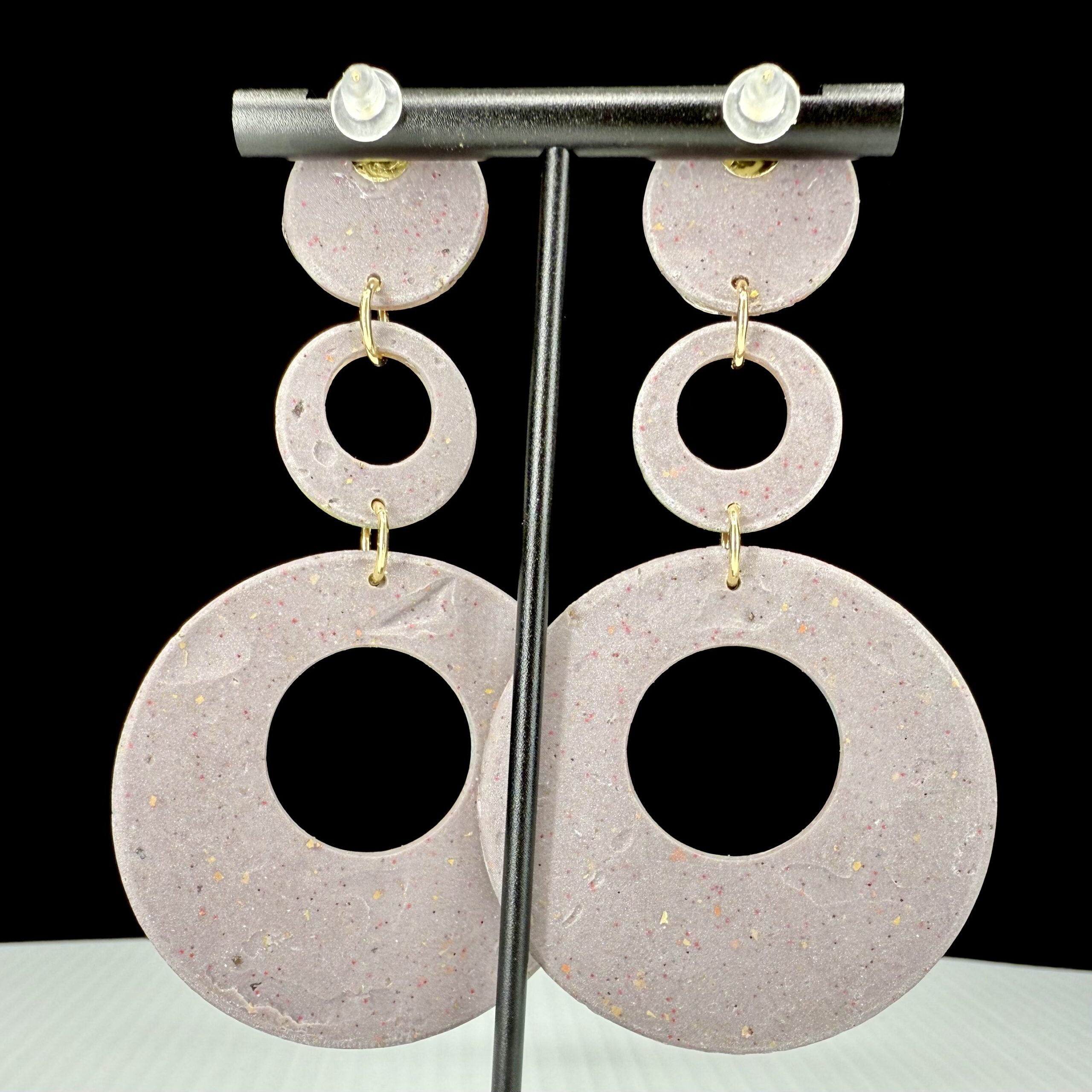Desert Tide Statement Dangle Earrings - Image 2
