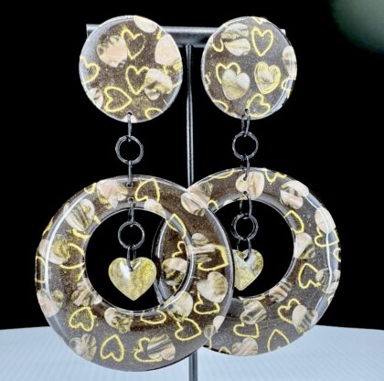 Surface Love Valentine Statement Earrings