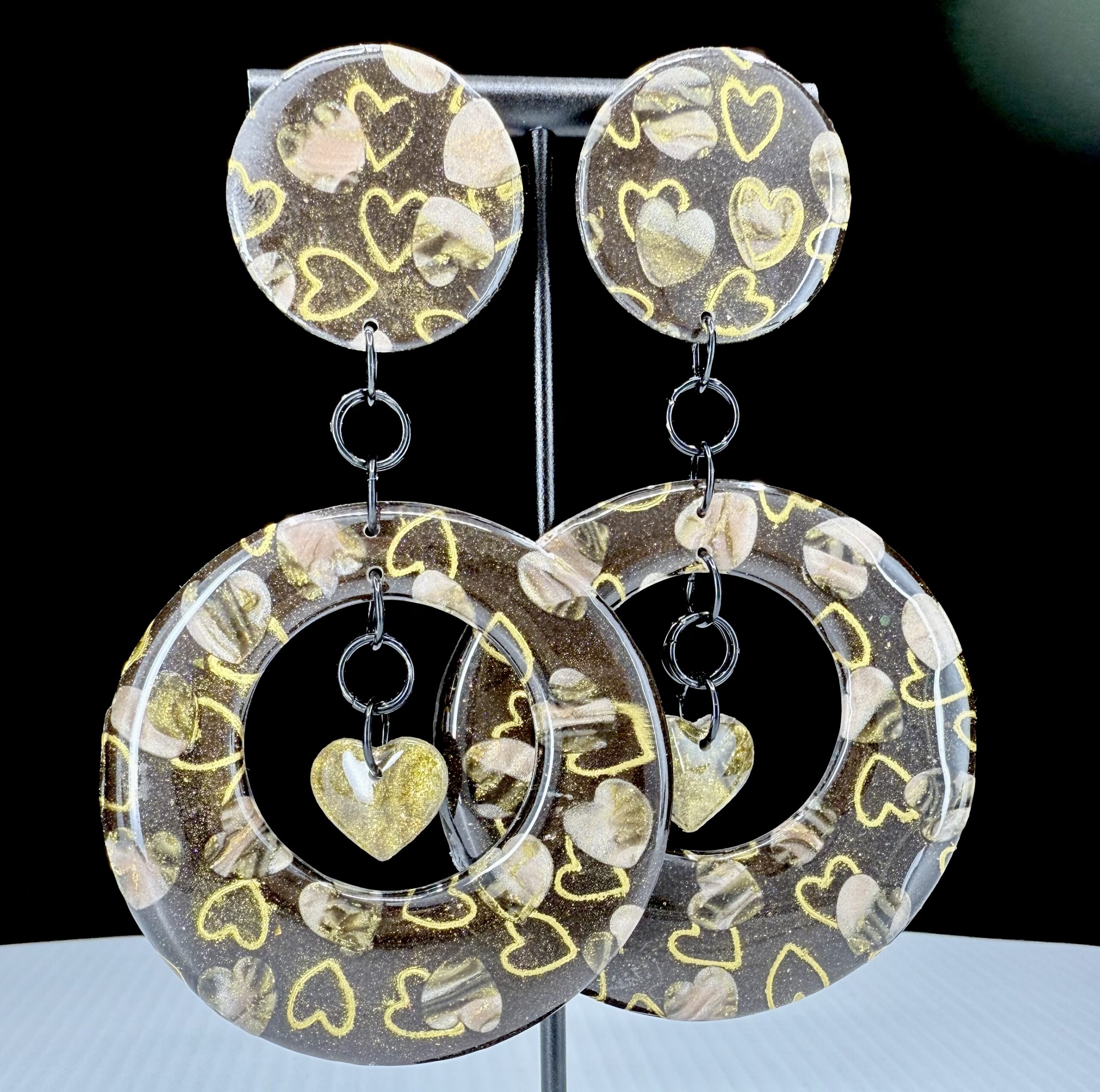 Surface Love Valentine Statement Earrings