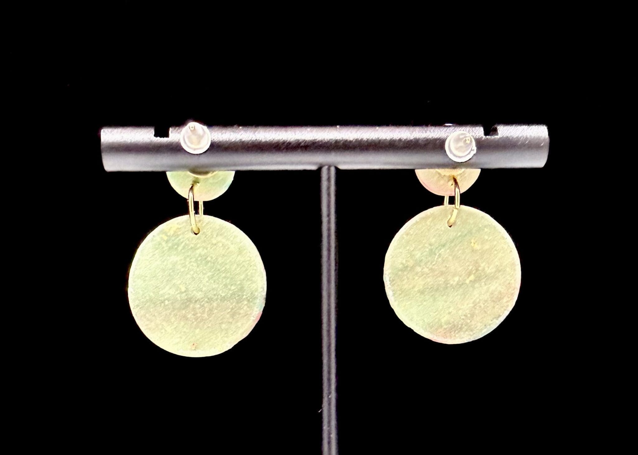 Floating Lines Drop Earrings - Image 2