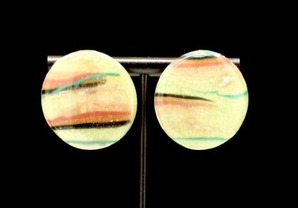 Floating Lines Oversized Stud Earrings