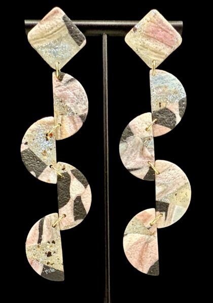 Let’s Celebrate Abstract Snake Earrings