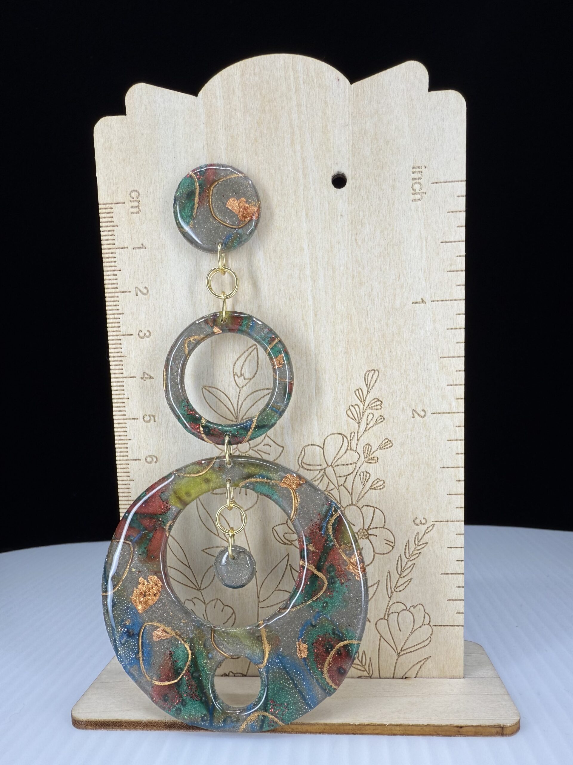 Junk Yard Art Exaggerated Statement Earrings - Image 3