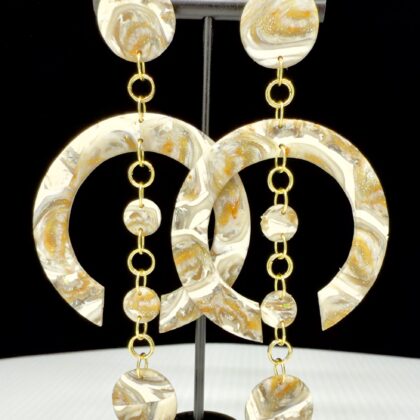 My Anxiety Stack Number One Rustic Stone Earrings