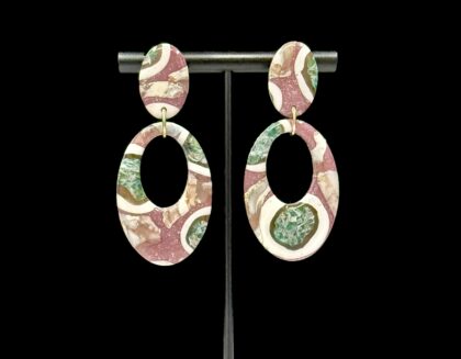 Beachy Romance Soft Oval Drop Earrings