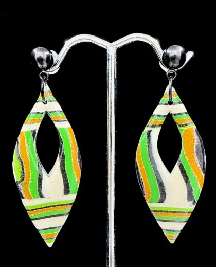 Mantis Elongated Marquise Earrings