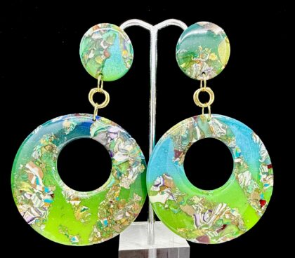 Spring In Bloom Large Hoop Earrings