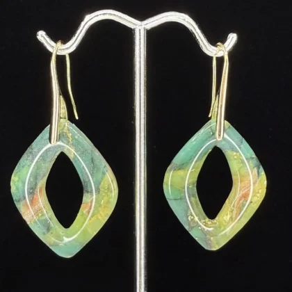 Foliage Collection Open Diamond Earrings