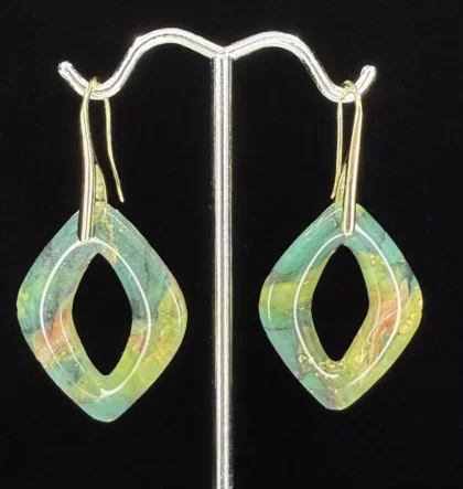 Foliage Collection Open Diamond Earrings