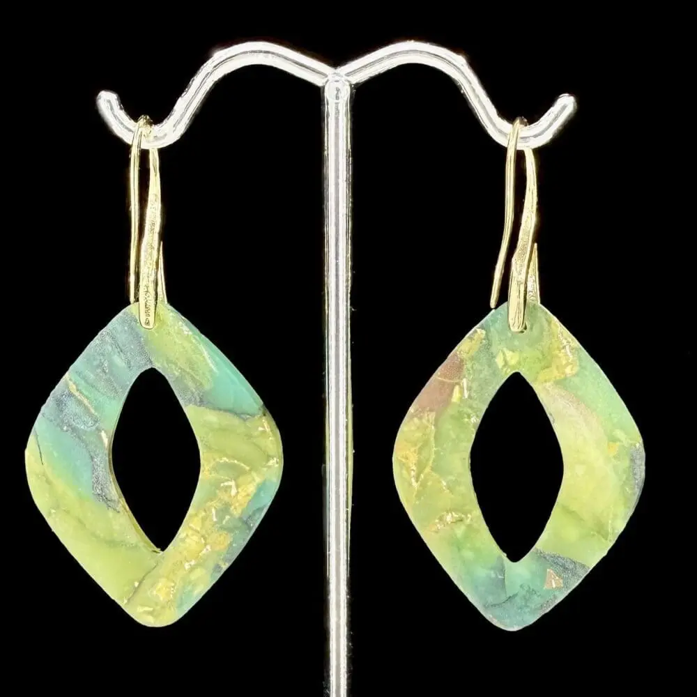 Foliage Collection Open Diamond Earrings - Image 2