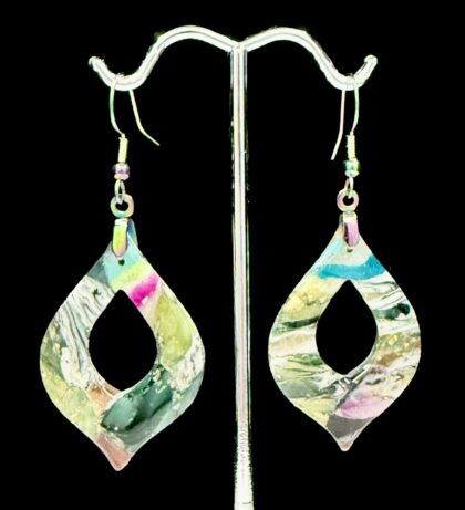 Foliage Fusion Open Marquise Earrings
