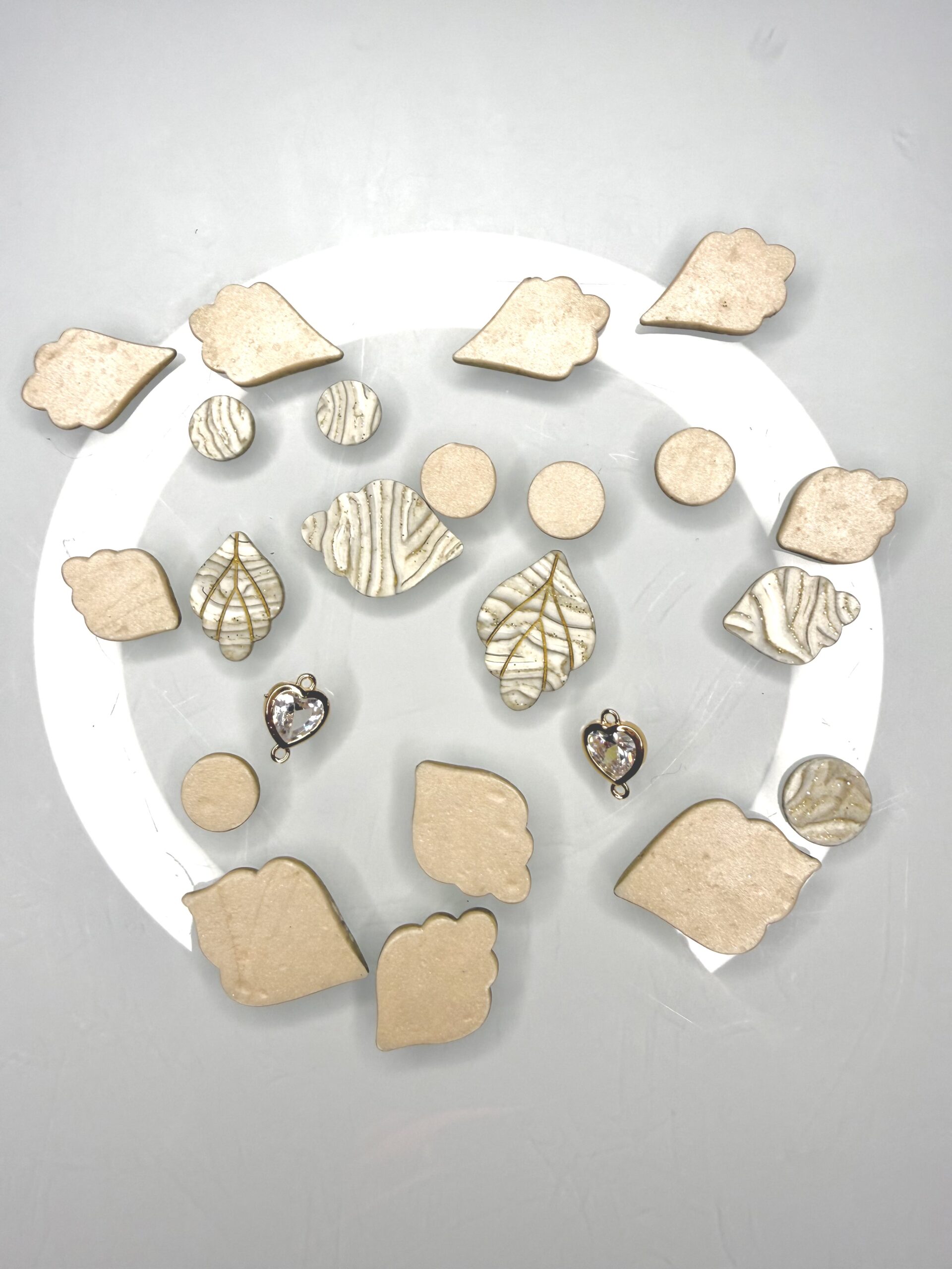 Stone & Gold Botanical Cabochons - Image 5