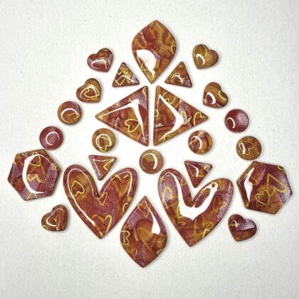 The Romantic Heart Cabochons