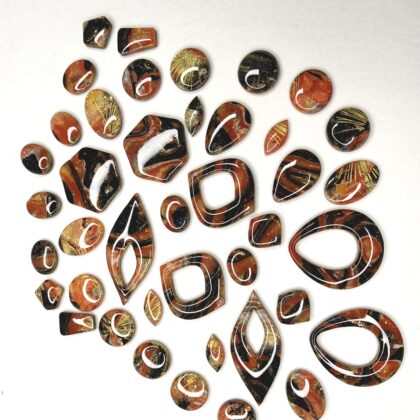 Molten Strata Cabochon Collection